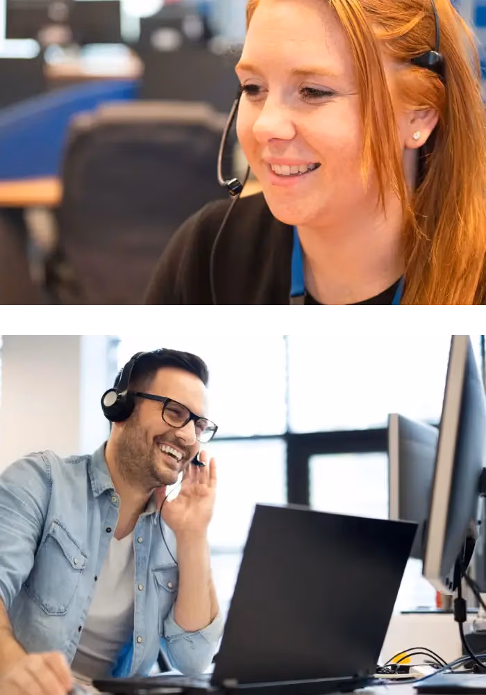 Glazier explaining window repair options to customer